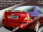 Křídlo - spoiler kufru Toyota Corolla sedan