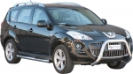 Přední ochranný nerez rám Peugeot 4007