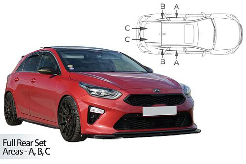 Sluneční clony CarShades KIA Ceed