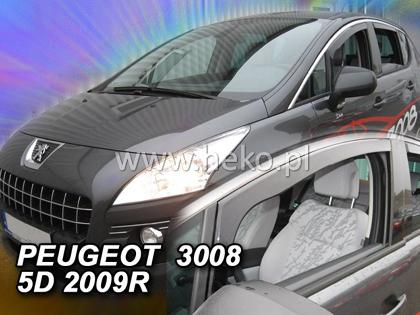 Deflektory-ofuky oken Peugeot 3008