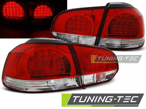 Zadní světla s LED Volkswagen Golf VI červená