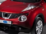 Nerez rámečky předních světel Nissan Juke
