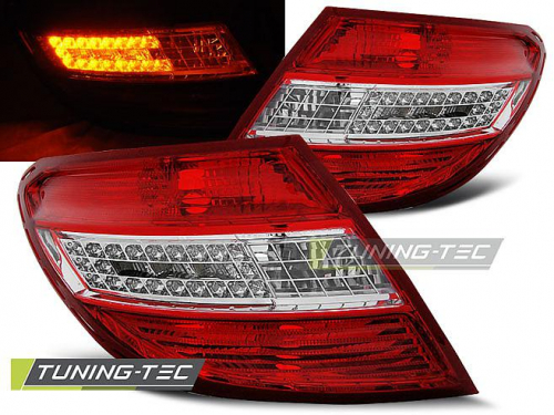 Zadní světla LED Mercedes Benz W204 červená