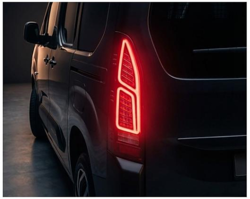 FULL LED zadní světla pro Fiat Doblo III – černá