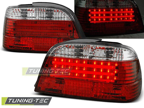 Zadní světla BMW E38 červeno/čirá