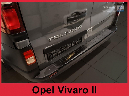 Kryt prahu zadních dveří Opel Vivaro - černý grafit