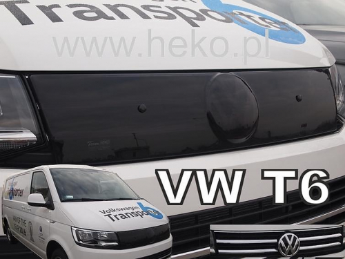 Zimní clona Volkswagen Transporter / Caravelle T6 horní chromová mříž