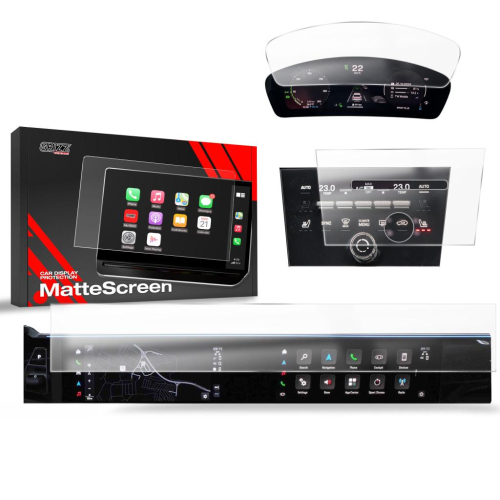 Matná folie na LCD display navigace Porsche Macan 4 (2025)