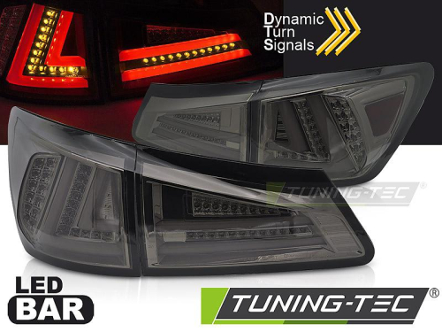 LED zadní světla s dynamickým blinkrem pro Lexus IS II - kouřové provedení