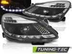 Přední světla LED černá s Devil Eyes Opel Corsa D