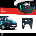 Ocelový kryt pod motor (2mm) Peugeot Bipper