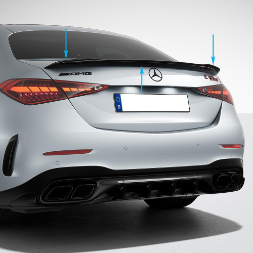 Originál křídlo Mercedes C63 AMG C-Class W206 sedan - carbon