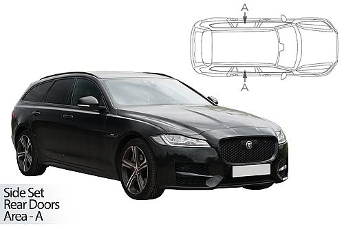 Sluneční clony CarShades Jaguar XF Sportbrake - boční