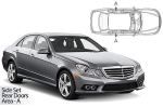 Sluneční clony CarShades Mercedes E-Class W212 - 2 ks