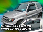 Deflektory-ofuky oken Mitsubishi Pajero Pinin 3dvéř.