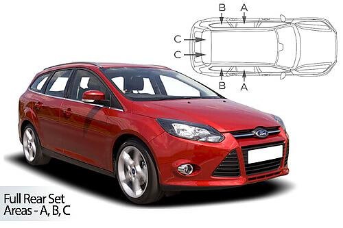 Sluneční clony CarShades FORD Focus III, kombi