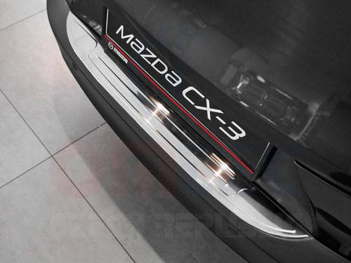 Nerez chrom ochranný panel nárazníku Mazda CX3