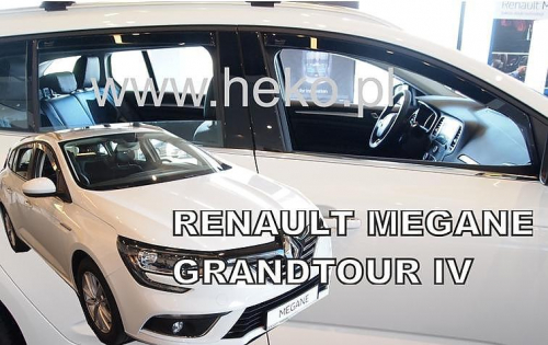 Deflektory-ofuky oken Renault Megane IV grandtour přední + zadní