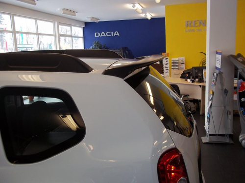 Stříška - střešní spoiler Dacia Duster I