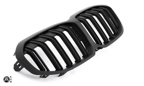 Maska-ledvinky pro BMW 1 F40 - černá, dvojitá žebra