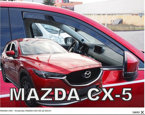 Deflektory-ofuky oken Mazda CX-5 5D přední