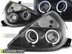 Přední světla černá Angel Eyes Ford Ka