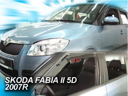 Deflektory-ofuky oken Škoda Fabia II