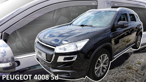 Deflektory-ofuky oken Peugeot 4008 + zadní