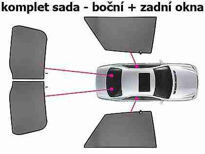 Sluneční clony CarShades Volkswagen Bora, 4-dvéř.