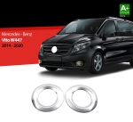 Nerez chrom rámečky předního nárazníku Mercedes Vito W447