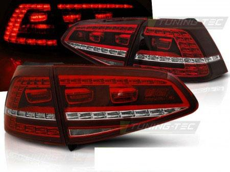 Zadní LED světla Volkswagen Golf VII červeno-bílé