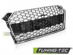 Maska AUDI A5 chrom - černá lesklá 
