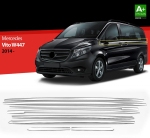 Nerez lišty oken dveří Mercedes Vito W447 L3