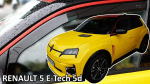 Deflektory-ofuky oken pro Renault 5 E-Tech - přední