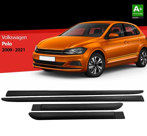 Plastové lišty dveří - venkovní Volkswagen Polo VI (AW)