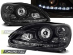 Přední světla devil eyes Mercedes-Benz Třída S W220 černá