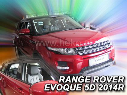 Deflektory-ofuky oken Land Rover Range Rover Evoque + zadní
