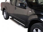 Boční nerezové nášlapy Nissan Navara II, King Cab