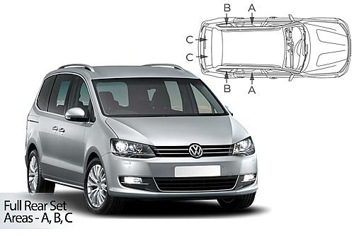 Sluneční clony CarShades Volkswagen Sharan, 5dvéř.
