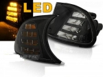 LED přední blikače BMW E46 černé