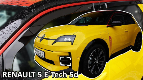 Deflektory-ofuky oken pro Renault 5 E-Tech (+ zadní)