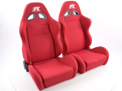 Sportovní sedačky FK Automotive Sport červené