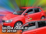 Deflektory-ofuky oken Škoda Fabia III, 5-dvéř. hatchback / kombi + zadní