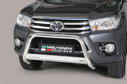 Nerezový přední ochranný rám 63mm Toyota Hilux VIII