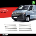 Nerez lišty masky Volkswagen Transporter T5 