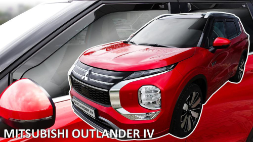 Deflektory-ofuky oken pro Mitsubishi Outlander (+ zadní)