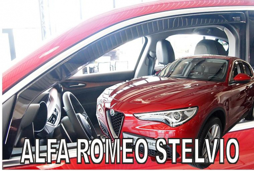 Deflektory-ofuky oken Alfa Romeo Stelvio - přední