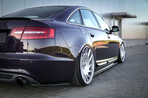 Nástavky zadního nárazníku Audi A6 S-Line C6 / C6 Facelift Sedan / Avant