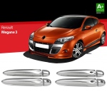 Nerez kryty klik Renault Mégane III - 4 ks - přední