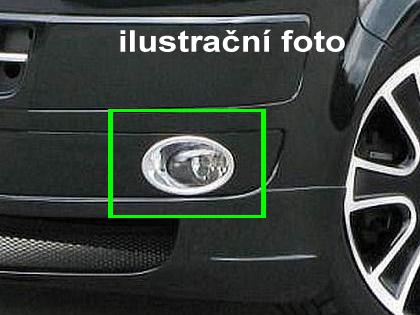Nerez rámečky mlhovek Volkswagen T5 Facelift